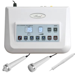 Ультразвуковий апарат 3 в 1 для косметології Huas Ultrasonic Facial Machine 
